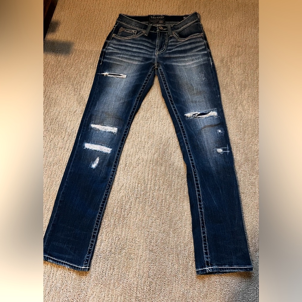 NEW Men’s Salvage Buckle Jeans